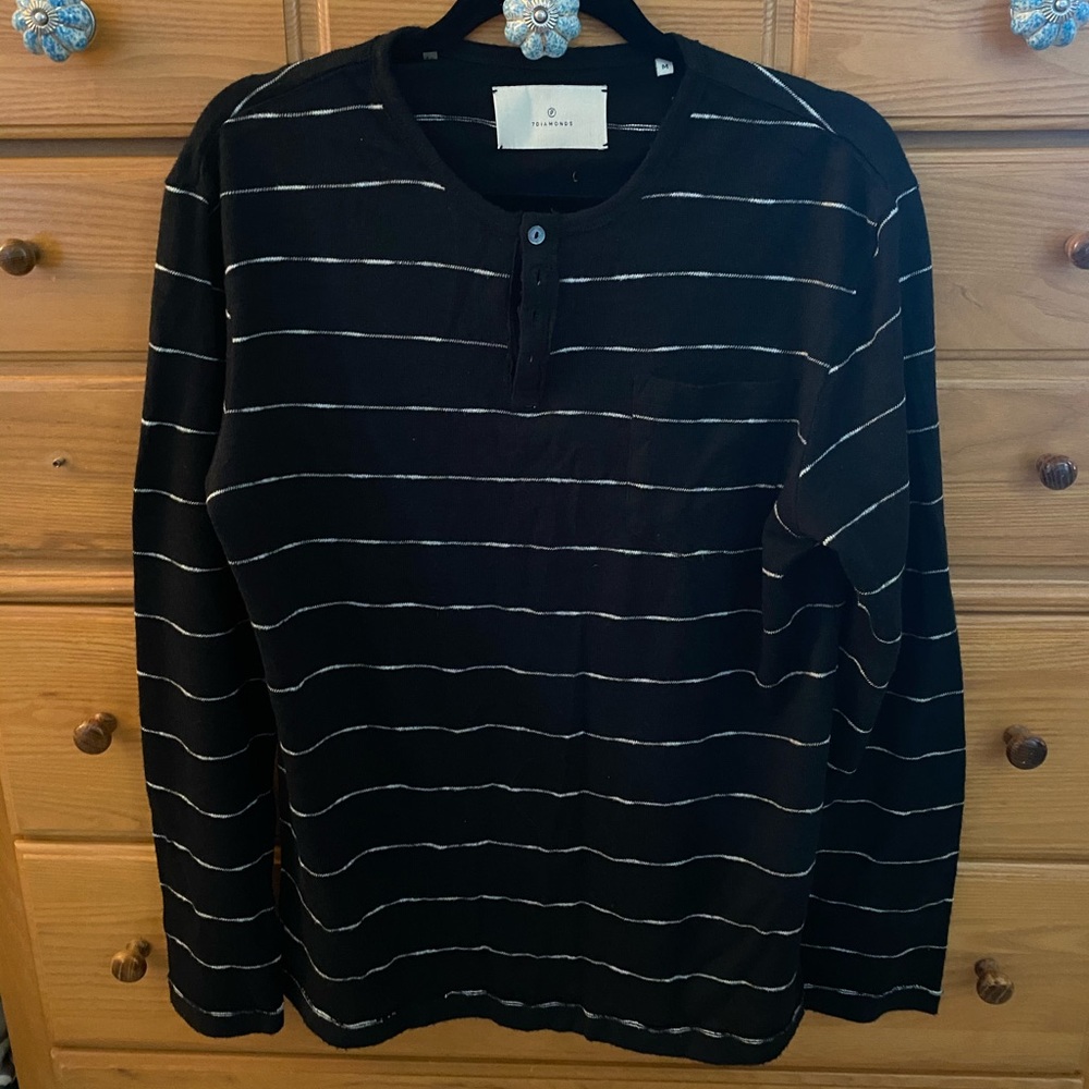 Soft striped long sleeve tee